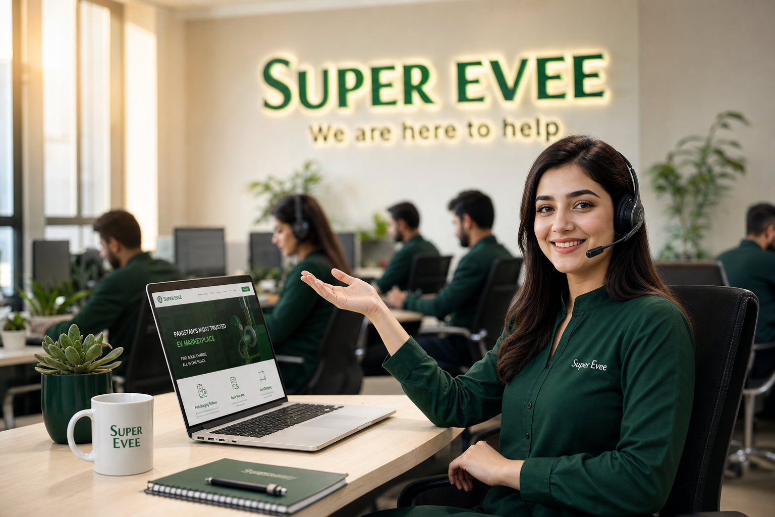 Super Evee customer care team